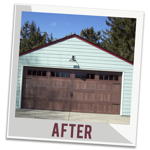 overhead door and fireplace garage door install